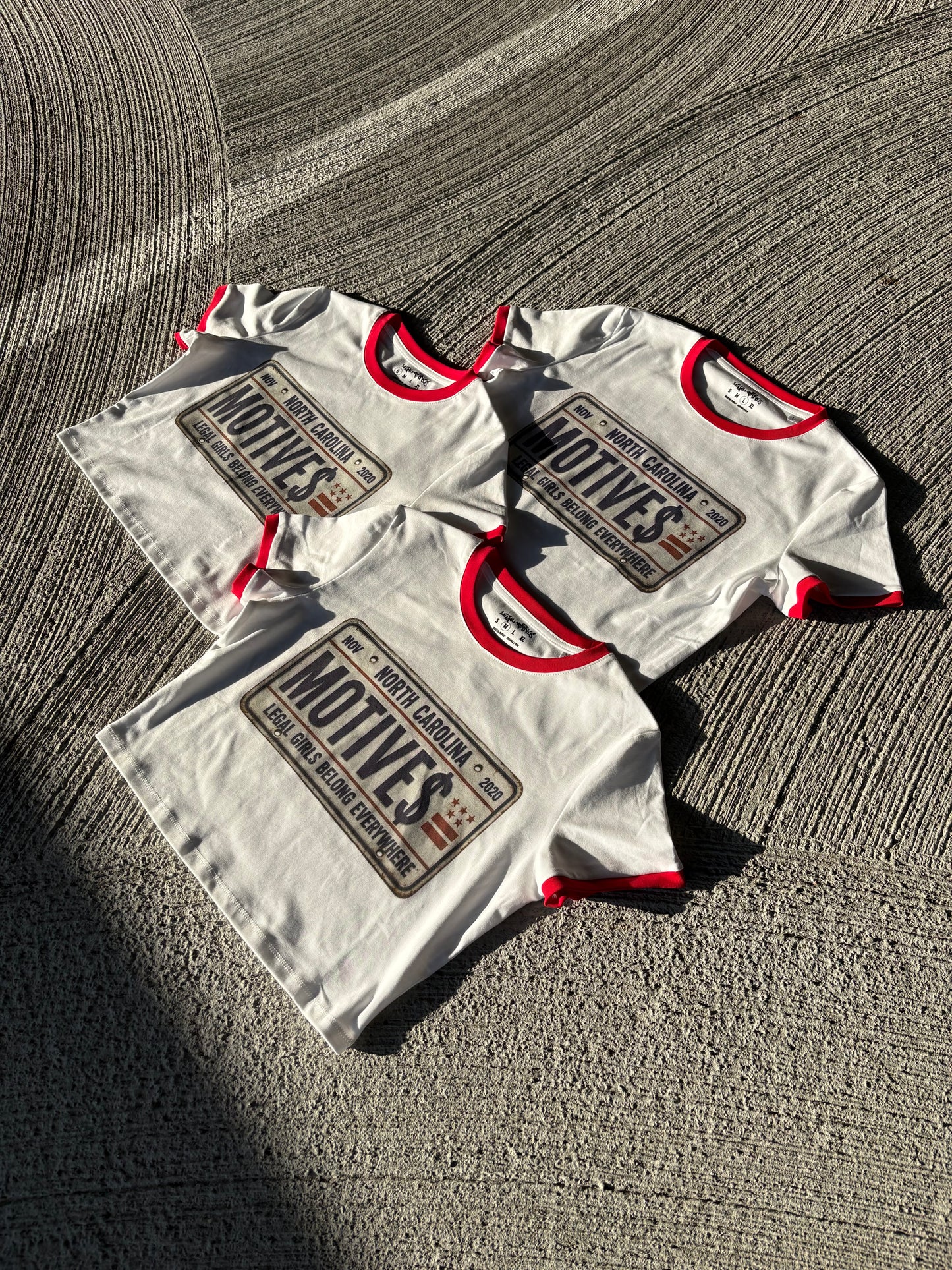 "LEGAL GIRLS BELONG EVERYWHERE"BABY TEE'S